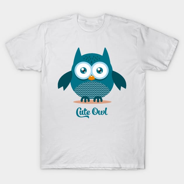 Cute owl T-Shirt by This is store